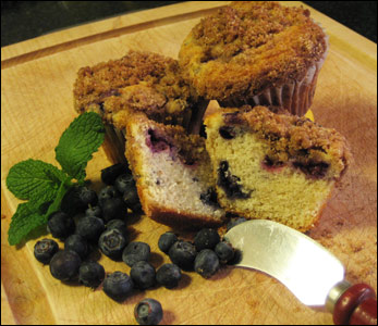 Blueberry Crumb Muffins