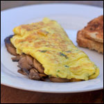 Mushroom And Herb Omelet