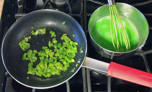 Making Green Egg Scramble