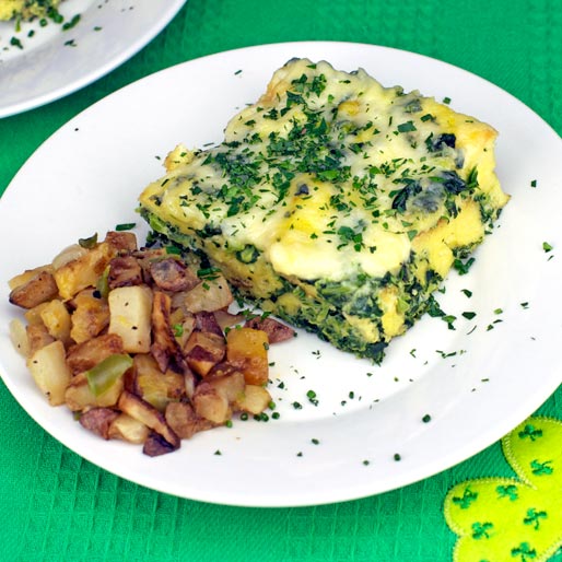 Baked Green Egg Casserole