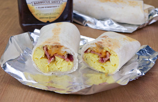 BBQ Breakfast Burrito