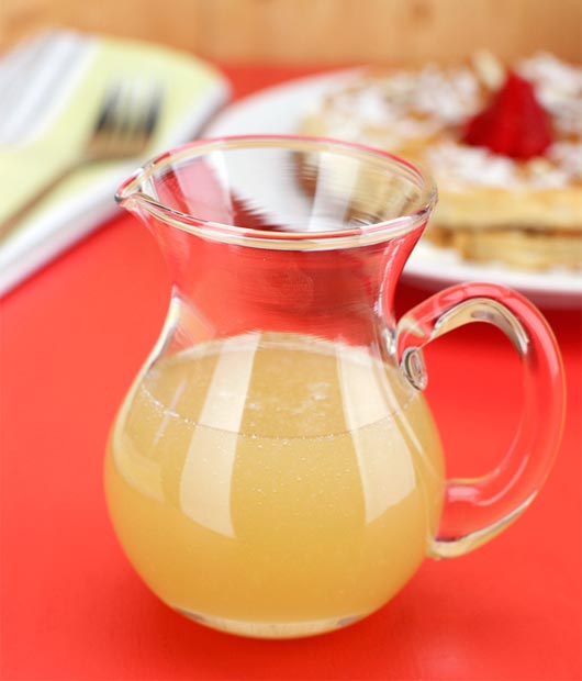 Coconut Syrup For Pancakes And Waffles