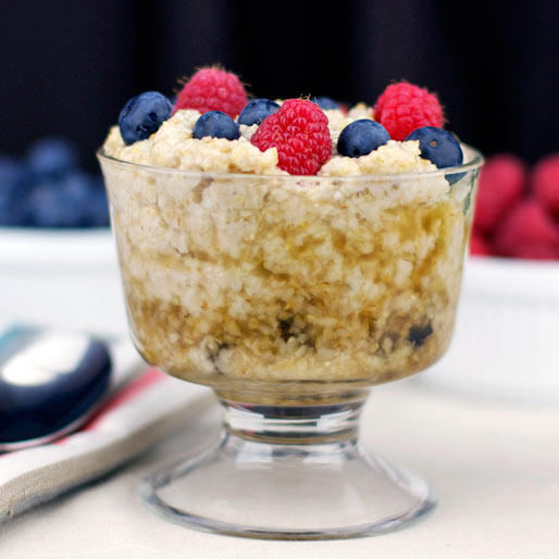 Irish Oatmeal With Seasonal Berries