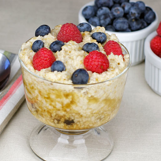 Irish Oatmeal With Seasonal Berries