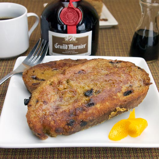Serving Of Grand Marnier French Toast
