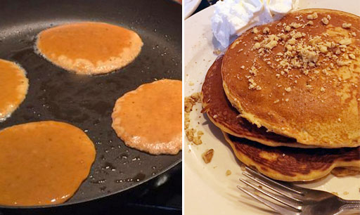 Low Carb Pumpkin Pancakes