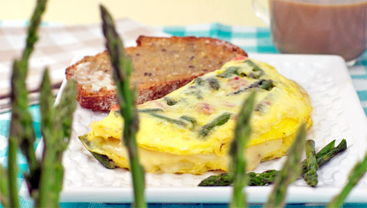 Asparagus Egg-Stravaganza Omelette