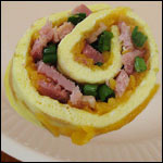 Baked Ham & Cheese Omelet Roll-Up