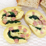 Ham And Swiss Omelet Roll