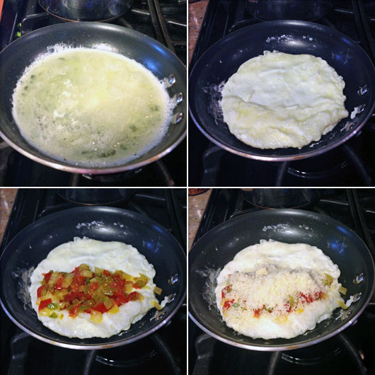 Making A Body Builder Omelet