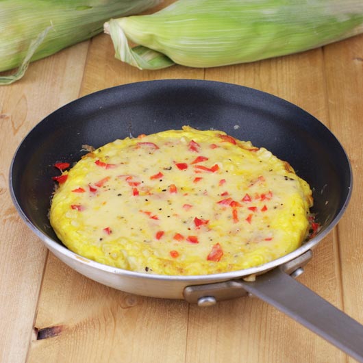 Corny Pepper Jack Frittata