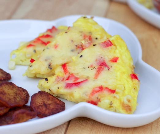 Corny Pepper Jack Frittata