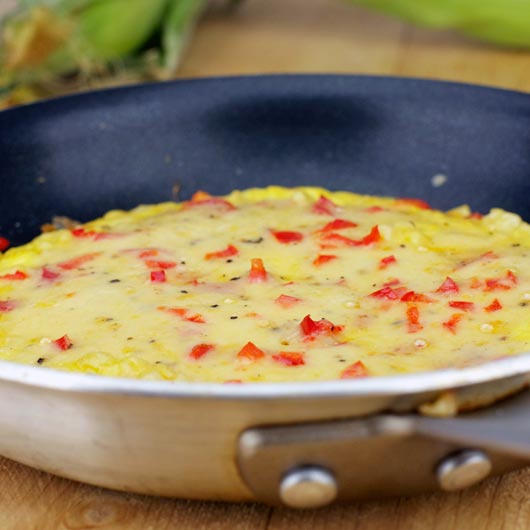 Corny Pepper Jack Frittata