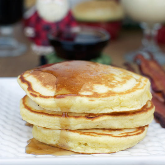 Eggnog Pancakes