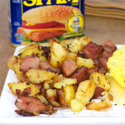Spam Breakfast Hash