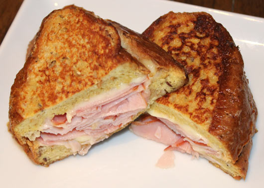 Ham & Swiss Stuffed French Toast