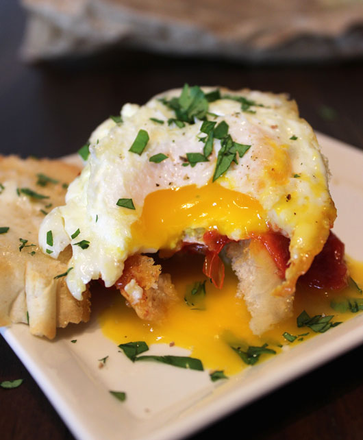 Egg Bruschetta