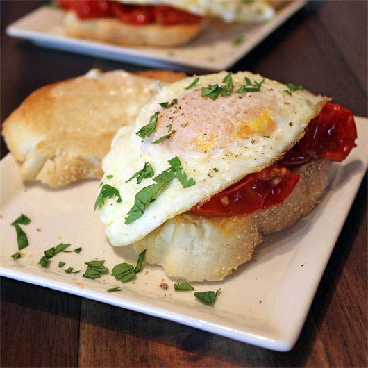 Egg Bruschetta