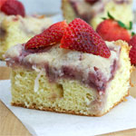 Strawberry Coffee Cake