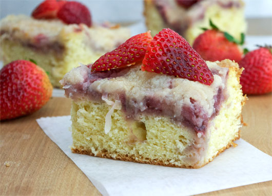 Strawberry Coffee Cake