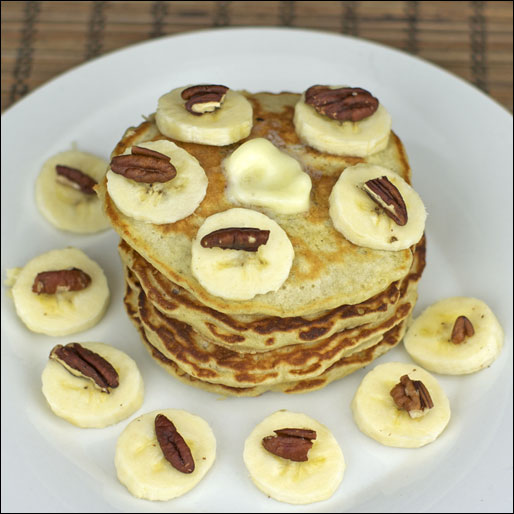 Banana Walnut Pancakes