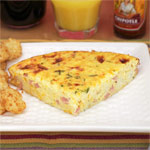 Ham & Grits Crustless Quiche