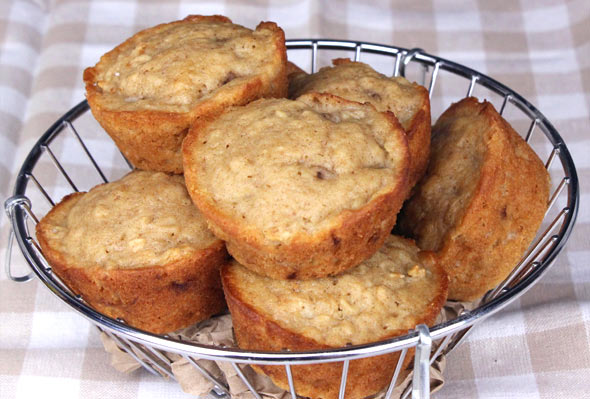 Banana Oatmeal Muffins