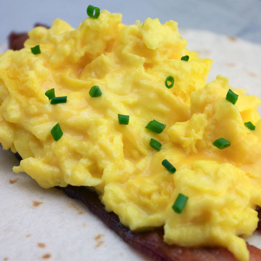 Scrambled Eggs With Cheese