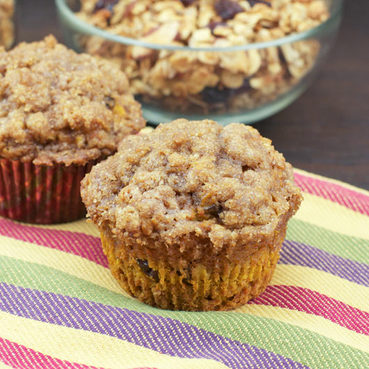 Making Pumpkin Oat Muffin