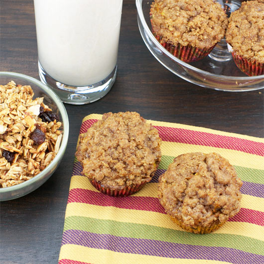 Pumpkin Oat Muffins