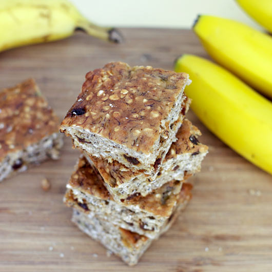 Banana Oat Bars