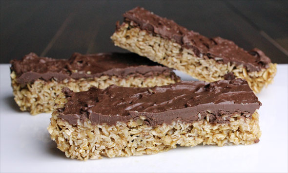 Microwave Oatmeal Granola Bars