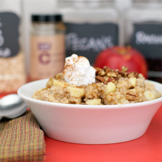 Microwave Apple Oatmeal