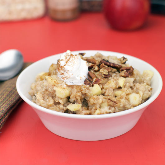 Microwave Apple Oatmeal