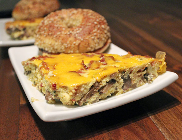 Bacon Mushroom Frittata