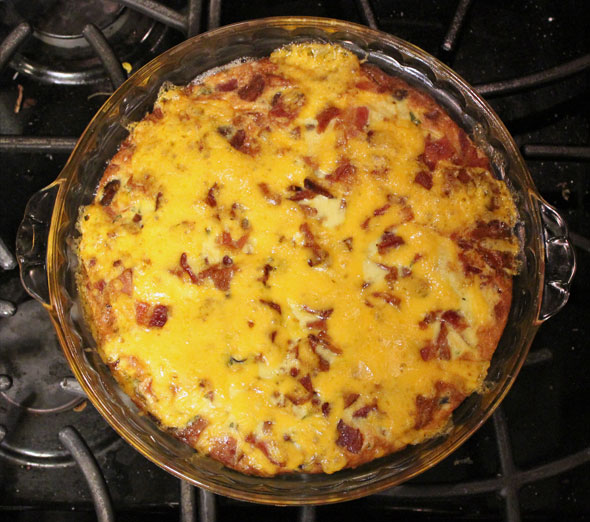 Bacon Mushroom Frittata