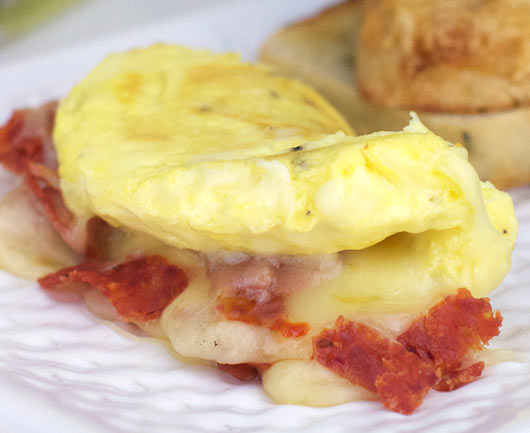 Pepperoni & Jack Cheese Omelette