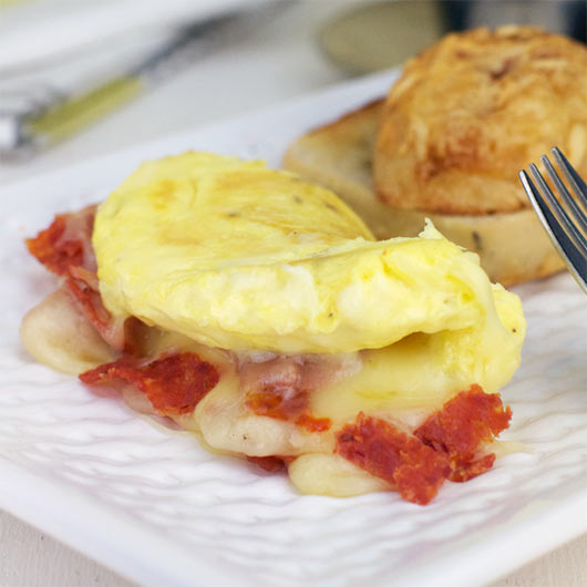 Pepperoni & Jack Cheese Omelette