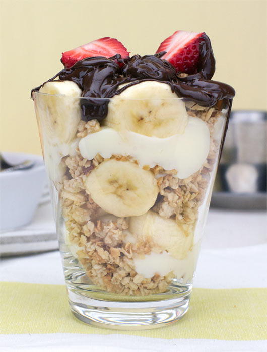 Banana Breakfast Sundaes