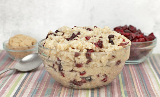 Homemade Cranberry Oatmeal