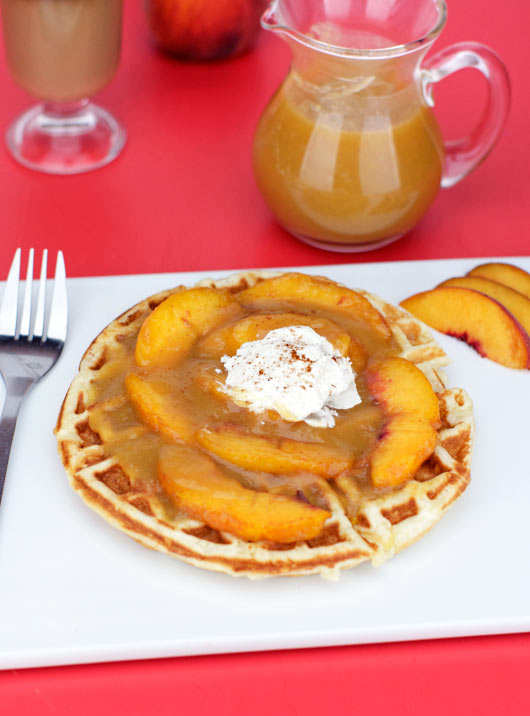 Peach Waffles