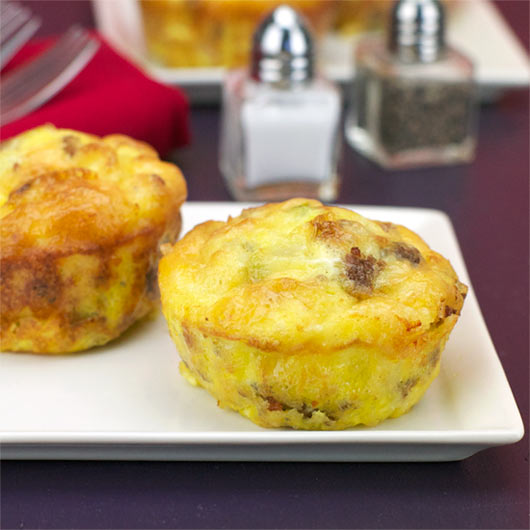 Scrambled Egg Muffins (aka Sausage, Egg & Cheese Muffin Frittatas)