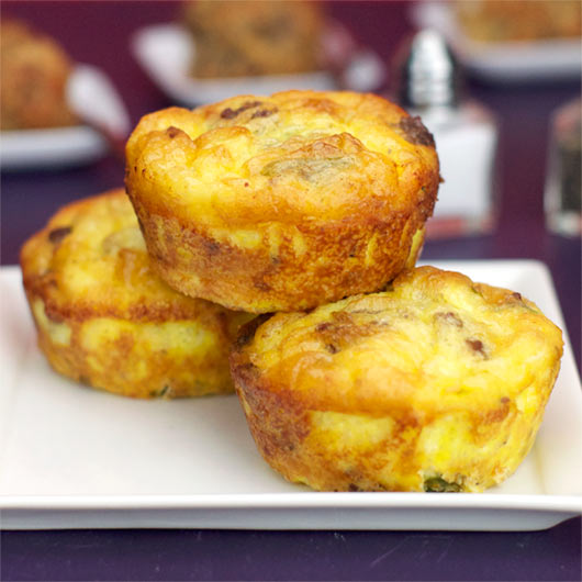 Scrambled Egg Muffins (aka Sausage, Egg & Cheese Muffin Frittatas)