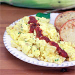 Eggs And Corn Scramble