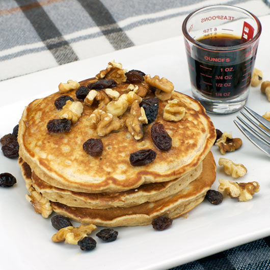 Brown Sugar Oatmeal Pancakes