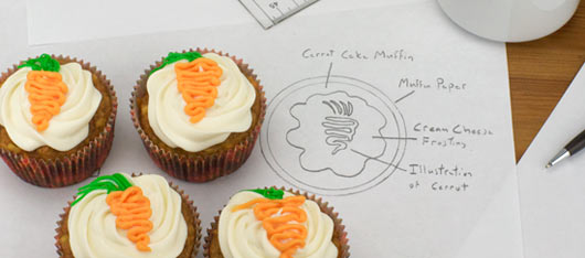 Carrot Cake Muffin Design