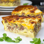 Corn Tortilla Quiche