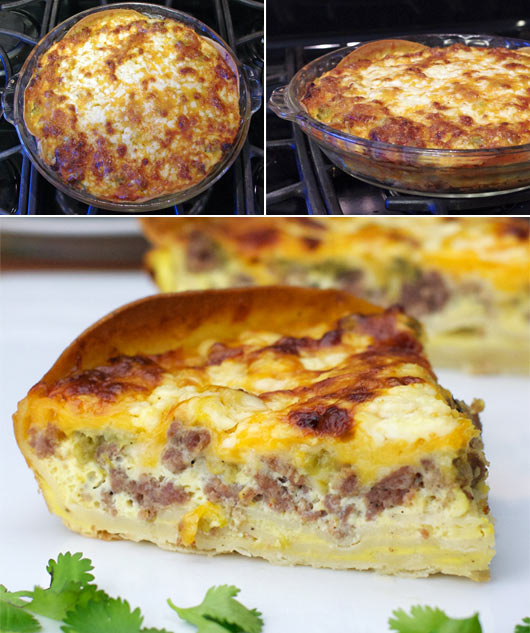 Corn Tortilla Quiche