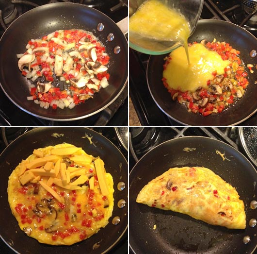 Making A Velveeta Omelet