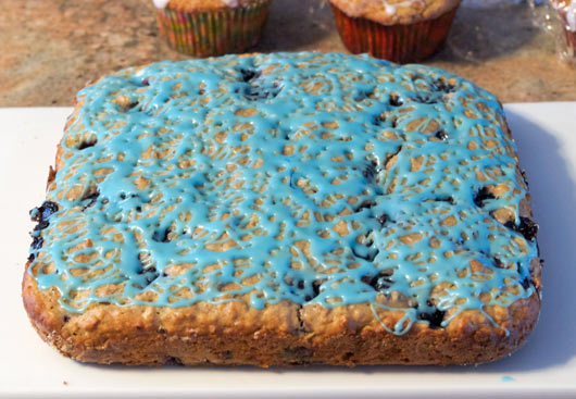 Blueberry Oatmeal Breakfast Cake